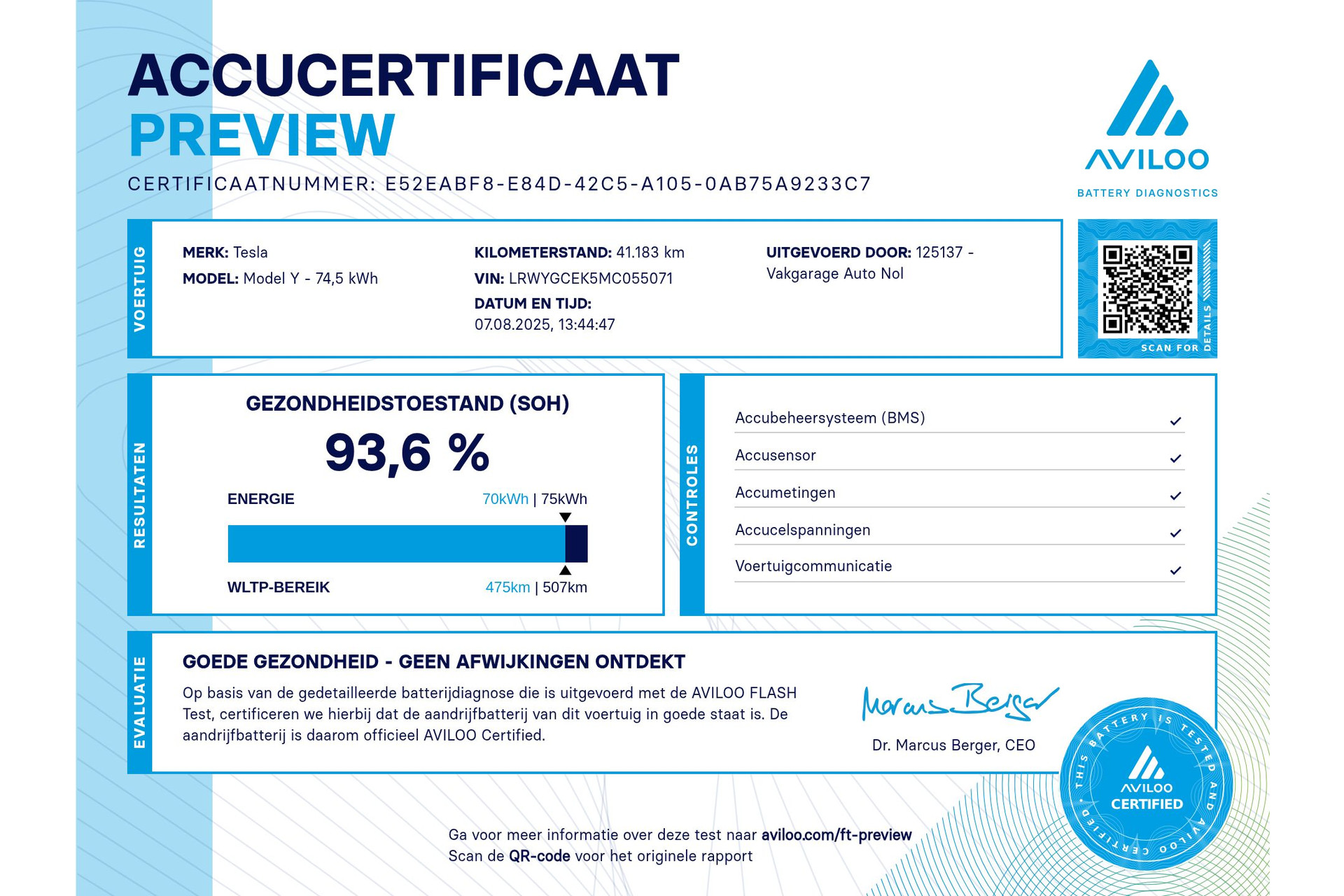 Tesla Model Y Long Range AWD 75 kWh | Tesla occasion