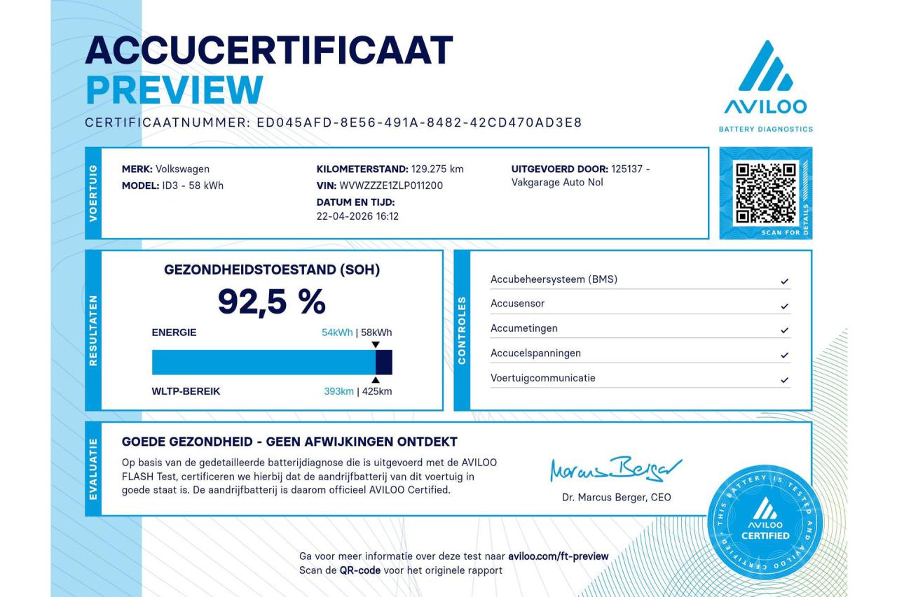 Volkswagen ID.3 First 58 kWh | Volkswagen occasion
